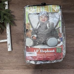 InCharacter Costumes Baby's Lil' Elephant Costume, Grey, Small (6-12Months)
